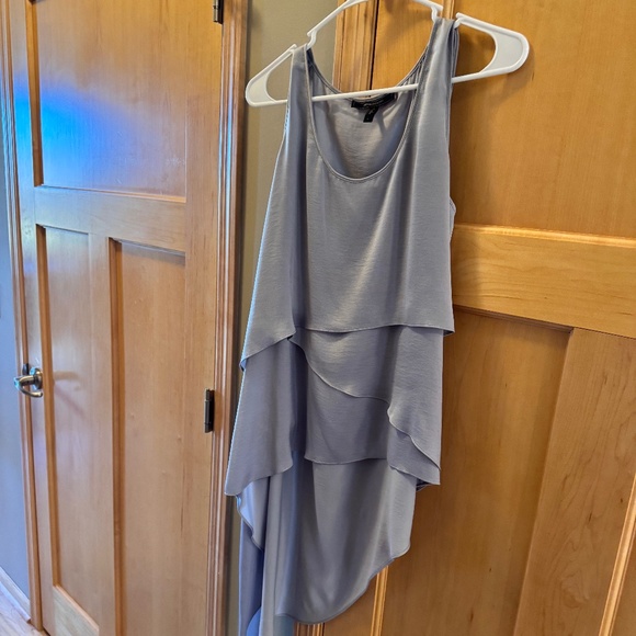 BCBGM Asymmetrical Grey Top - Picture 1 of 2